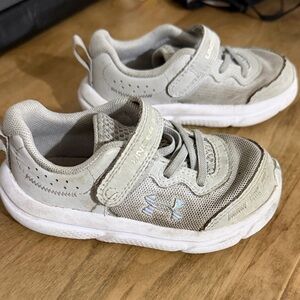 Under Armour Kids' Light Gray Sneakers